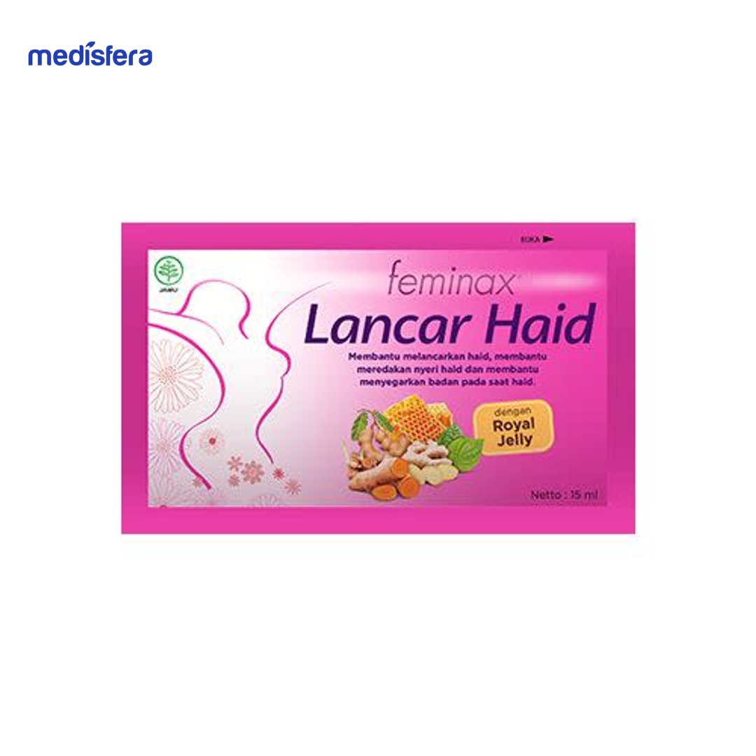 FEMINAX LANCAR HAID CAIR 15ML (isi 12 sachet)
